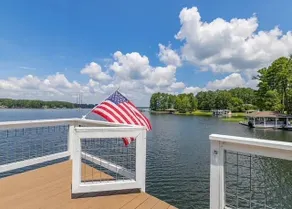 Serene lake front, DEEP water, boat lift, fire pit - Image 2