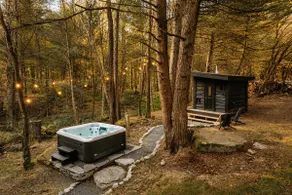 Sauna, Hot Tub, Fire Pit & Creekside Deck | Niksen - Image 2