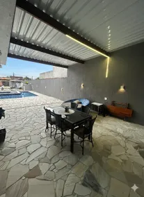 Casa Praia Boraceia, 3 suites com Ar e Piscina 700mts da Praia - Image 5