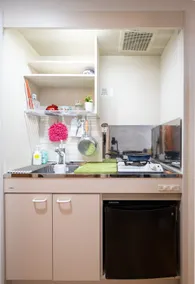 Yoyo LuMing Hotel, near Ueno, Iriya, Hibiya. Access to both JR lines. Double bed apartment 101. - Image 4