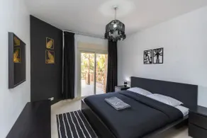 3BR Black&White ModernChalet | Rooftop Lagoon View - Image 3