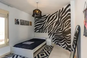 3BR Black&White ModernChalet | Rooftop Lagoon View - Image 5