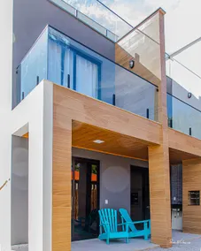Modern House on the Sand with Barbecue and Beach - Image 2