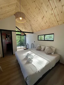 Cabin in the woods, Jacuzzi, view of the ravine. - Image 3
