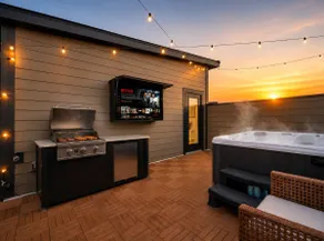 Upscale townhouse with exclusive rooftop hot tub - Image 5
