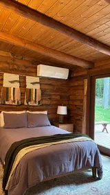 Modern Wood Log Cabin w/ Hot tub; Secluded Upstate - Image 5