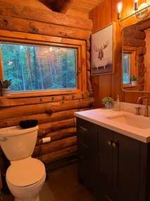 Modern Wood Log Cabin w/ Hot tub; Secluded Upstate - Image 3