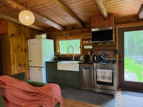 Modern Wood Log Cabin w/ Hot tub; Secluded Upstate - Image 2
