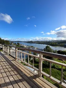 Ocean view, terrace and palafitos. - Image 3