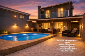 House/Pool/Guaratuba 3 Bedrooms A/C/Barbecue Grill - Image 5
