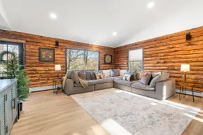 43 - Modern Luxury Log Cabin Retreat W. Fire Pit - Image 3