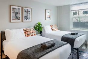 8 Mins to Downtown • 2 Beds + Desk + Free Parking - Image 2