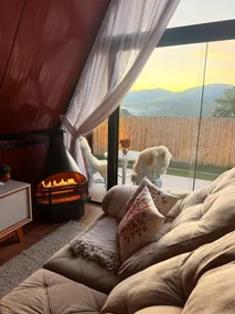 Solar Chalet Cabin with hot tub and fireplace, PatyMiguel - Image 5