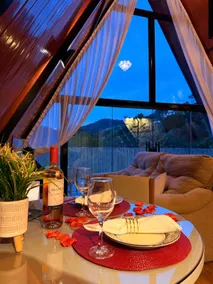 Solar Chalet Cabin with hot tub and fireplace, PatyMiguel - Image 3