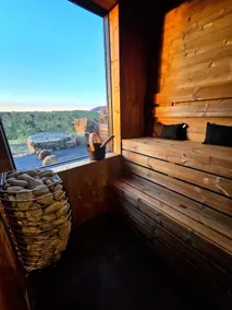 Aurora Glass Cabin I Private Sauna and Jacuzzi - Image 5