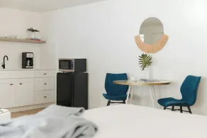 Accessible Studio Queen w/ Art Deco Spa Bathroom - Image 3