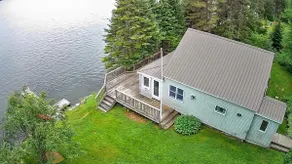Lakefront Cabin on Back Lake w trail access, and private dock. - Image 3