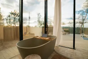 Mist - Mirror Cabin, View , Pool, Grill, Fire pit - Image 4