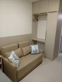 Studio with a queen-size bed, gym and pool in the building - Image 5