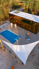 Sol - Hilltop Mirror Cabin, Pool, Sunset Views - Image 3