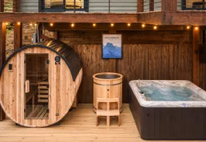 Mountain Spa Cabin- Massages, Hot Tub, Sauna, Cold Plunge - Image 2