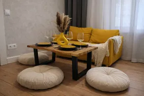 Cozy Fireplace Apartment Two Bedrooms Workspace - Image 2
