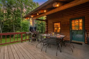 Stratton Log Cabin: Pond + Hot Tub + Privacy! - Image 3