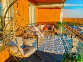 Bright 16th floor home landscape, sauna and peace - Image 2