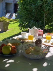 View of Mottarone with barbecue + garden - Image 2