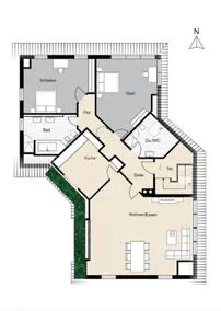 Luxurious 3-room villa apartment in Misburg-Süd - Image 3