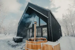 Modern & Cozy Northwoods Cabin w Cedar Hot Tub - Image 3