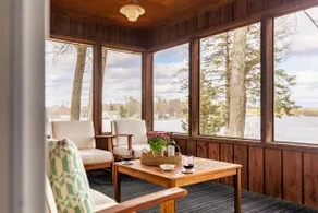 Quiet lakefront cottage with dock, hot tub & porch - Image 2