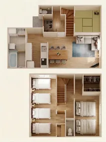 New Open! 10-minute walk from Noshima Station | Spacious 3LDK for up to 10 people | Parking for 2 cars | A house along the river with a superb view - Image 3