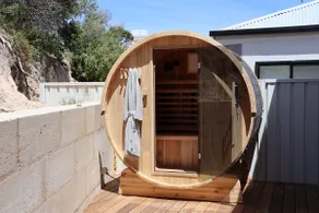 'Little Rose' • Barrel Sauna and Outdoor Shower - Image 2