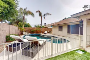 Dog-friendly 4BR with private pool, patio, & yard - Image 4