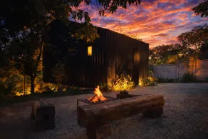 Vert Brumadinho Cabin with hot tub and fire pit - Image 3