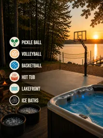 Lake Cabin- HotTub, Slide, PickleBall, Ice Baths - Image 4