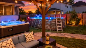 Poolside 4BR Retreat | Hot Tub & Fire Pit - Image 3