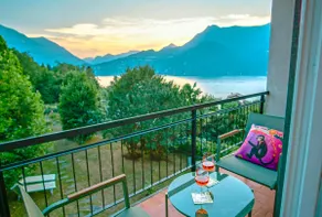 Seeblick-Villa: 3 Zi., Apt. 135 m² Garten & Balkon - Image 2