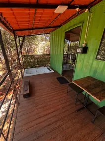 Cipó Container, Red Container - with Hot Tub and A/C. - Image 3