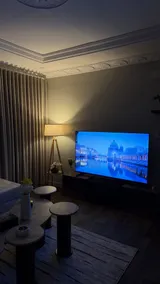 1 bedroom apartment, living room + movie theater - Image 5