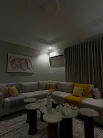 1 bedroom apartment, living room + movie theater - Image 2