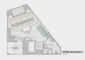 5-minute walk from Shimbashi Station/Conveniently located with direct access to Shibuya, Shinjuku, Ginza, and the airport/STAND HOTEL SHIMBASHI. - Image 2