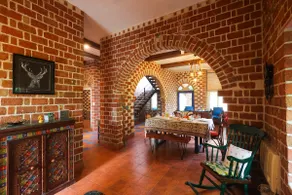 Red Brick Abode 3BHK Villa | Garden & BBQ - Image 4