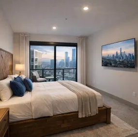 Lux 2BR 180° Atlanta Skyline View + Free Parking - Image 2
