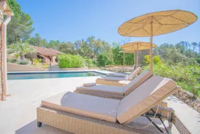 Saint-Paul-en-Forêt, villa 10 p, 5ch, AC, piscine - Image 3