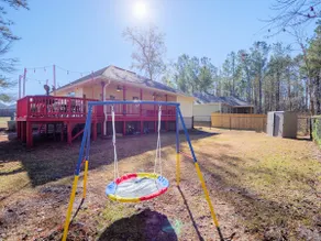 Pine-Shaded Home w/ BBQ · Covered Deck - Image 4