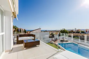 Villa Lucía with pool and see view - Image 4