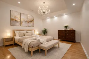 Spacious 2BR+Den Retreat| Fireplace | 10ft Ceiling - Image 3