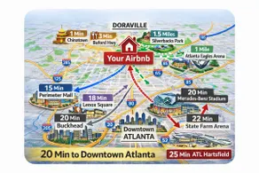 Modern 4BR• King Suites • EV • Near ATL• Sleeps 10 - Image 2